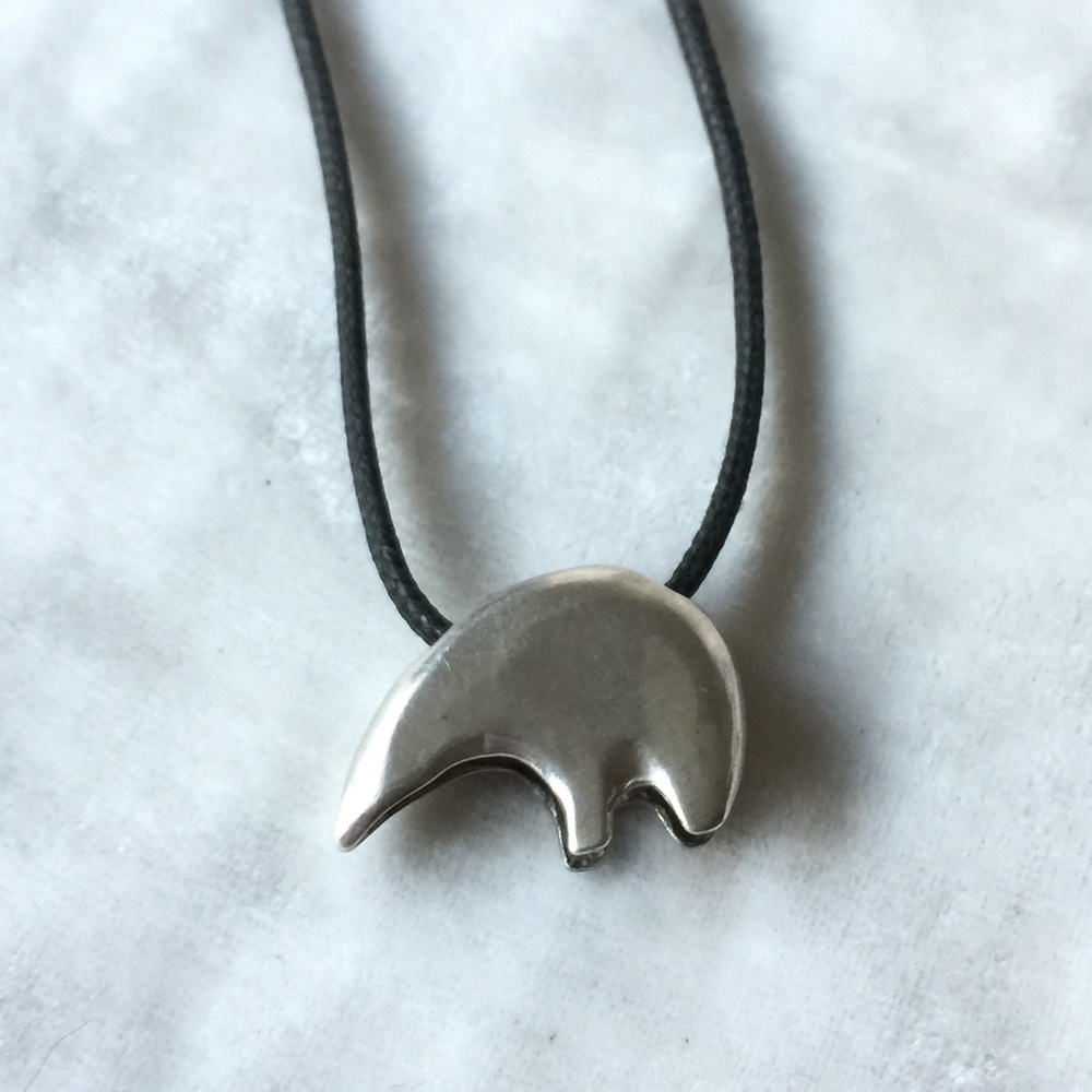 Sterling Bear Necklace